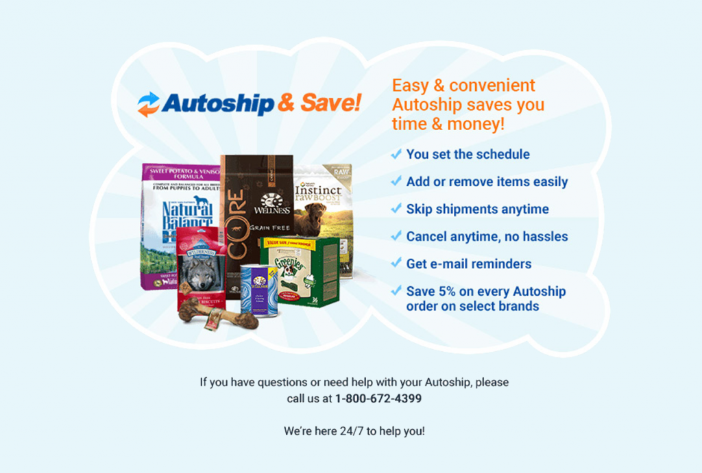 autoship chewy infographic